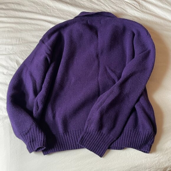 Rare Vintage Patagonia Purple Wool Sweater, XL - Picture 10 of 10